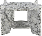 Soriano Genuine Marble Coffee Table in Alaska - 77008Alaska-CT