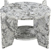 Soriano Genuine Marble Coffee Table in Alaska - 77008Alaska-CT