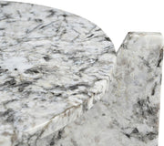 Soriano Genuine Marble Coffee Table in Alaska - 77008Alaska-CT