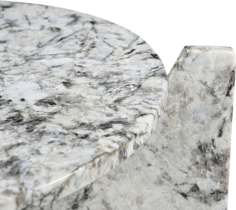 Soriano Genuine Marble Coffee Table in Alaska - 77008Alaska-CT