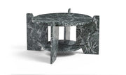 Soriano Genuine Marble Coffee Table in Green - 77008Green-CT