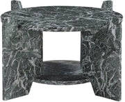 Soriano Genuine Marble Coffee Table in Green - 77008Green-CT