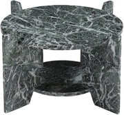 Soriano Genuine Marble Coffee Table in Green - 77008Green-CT