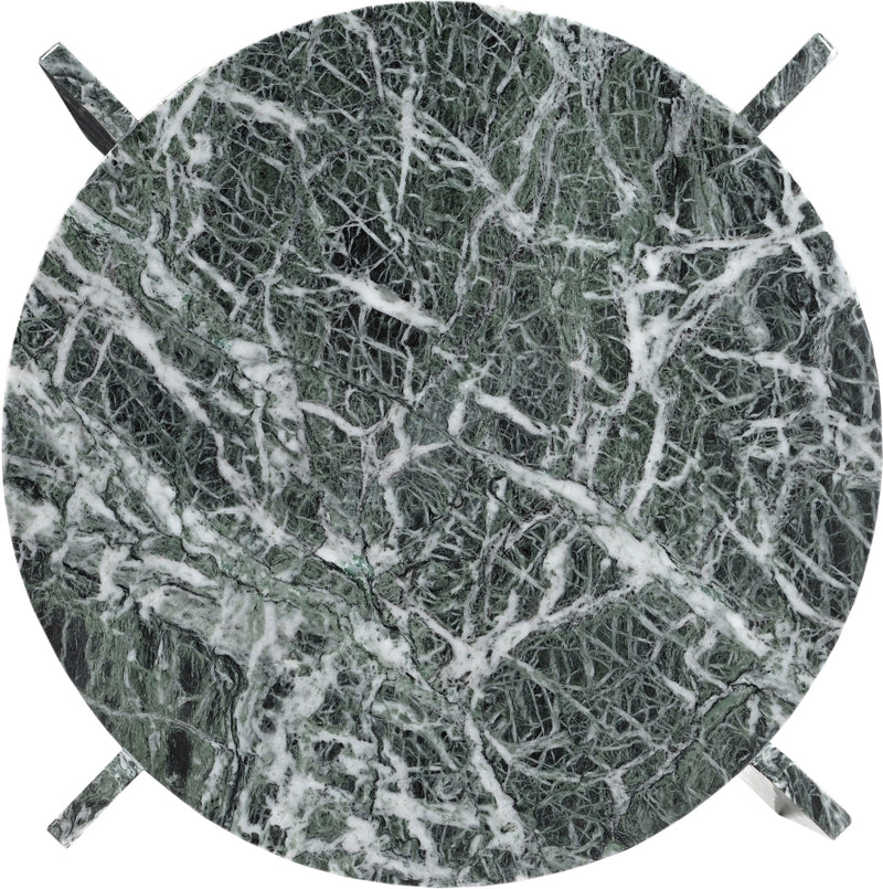 Soriano Genuine Marble Coffee Table in Green - 77008Green-CT