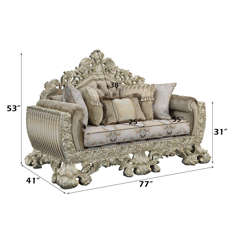 Sorina Loveseat W/5 Pillows - LV01206