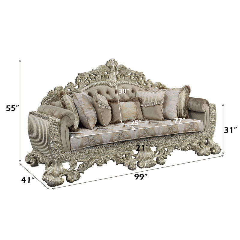 Sorina Sofa W/7 Pillows - LV01205