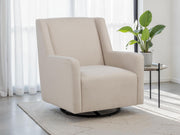 Sorrel Fabric Upholstered Swivel Glider Arm Chair Latte - 903930