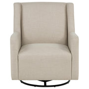 Sorrel Fabric Upholstered Swivel Glider Arm Chair Latte - 903930