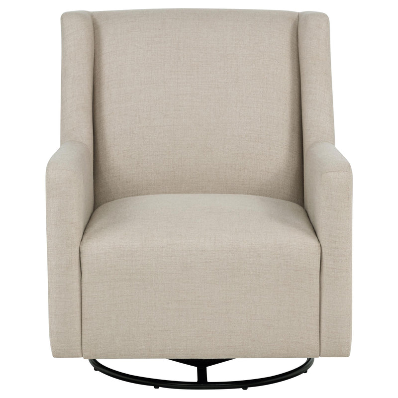 Sorrel Fabric Upholstered Swivel Glider Arm Chair Latte - 903930