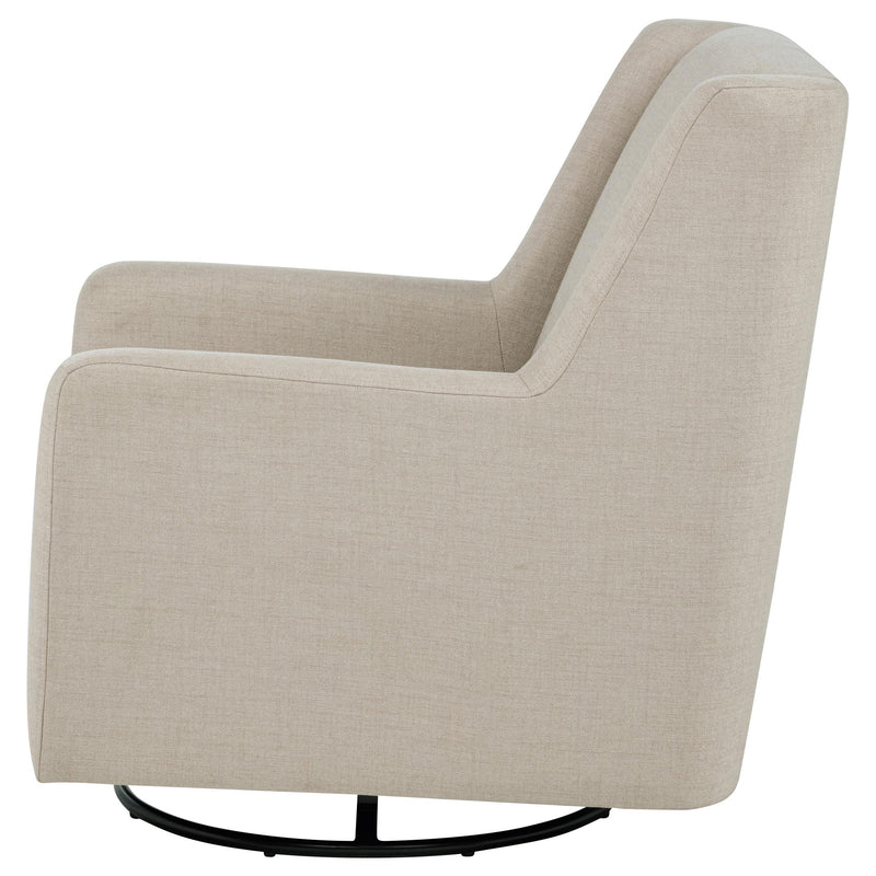 Sorrel Fabric Upholstered Swivel Glider Arm Chair Latte - 903930