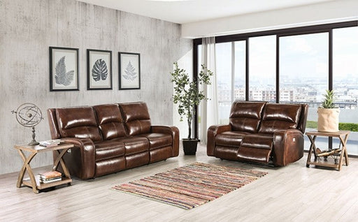 Soterios Medium Brown Power Recliner - CM9924MB-CH-PM