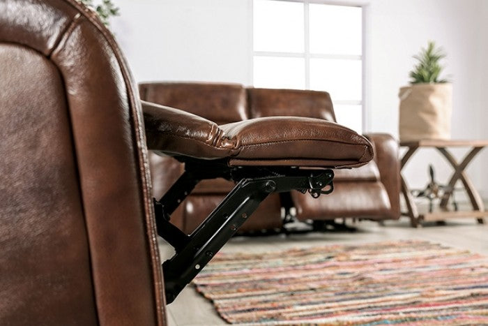Soterios Medium Brown Power Recliner - CM9924MB-CH-PM