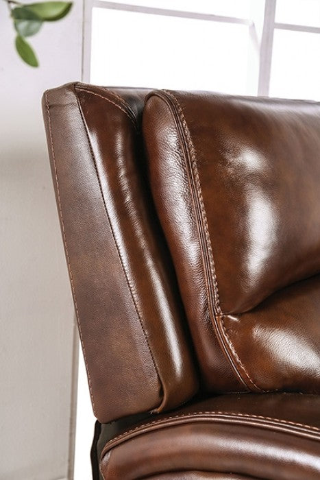 Soterios Medium Brown Power Recliner - CM9924MB-CH-PM