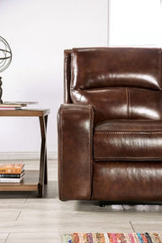 Soterios Medium Brown Power Recliner - CM9924MB-CH-PM