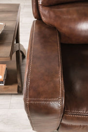 Soterios Medium Brown Power Recliner - CM9924MB-CH-PM