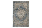 South Blue/Beige 8' x 10' Rug - Gate FurnitureRugs