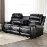 South Sarasota Black Sofa & Loveseat & Chair - STH-SRST-BK-SLC