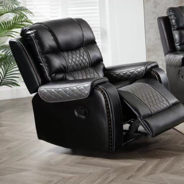 South Sarasota Black Sofa & Loveseat & Chair - STH-SRST-BK-SLC