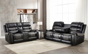 South Sarasota Black Sofa & Loveseat - STH-SRST-BK-SLS