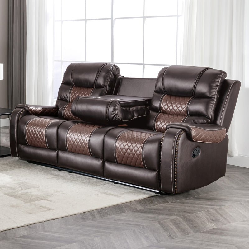 South Sarasota Brown Sofa - STH-SRST-BRWN-SF