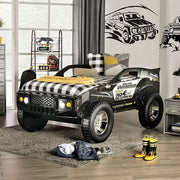Speed Jump Black Twin Bed - CM7641-BED