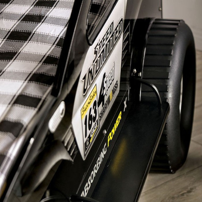 Speed Jump Black Twin Bed - CM7641-BED