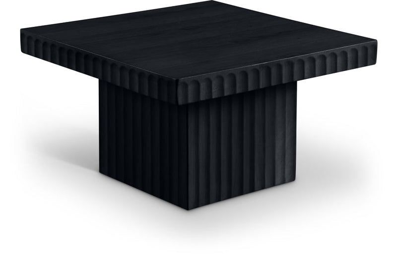 Spencer Solid Wood And Oak Veneer Coffee Table in Black - 253Black-CT12