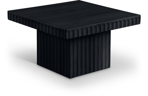 Spencer Solid Wood And Oak Veneer Coffee Table in Black - 253Black-CT12