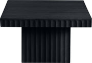 Spencer Solid Wood And Oak Veneer Coffee Table in Black - 253Black-CT12
