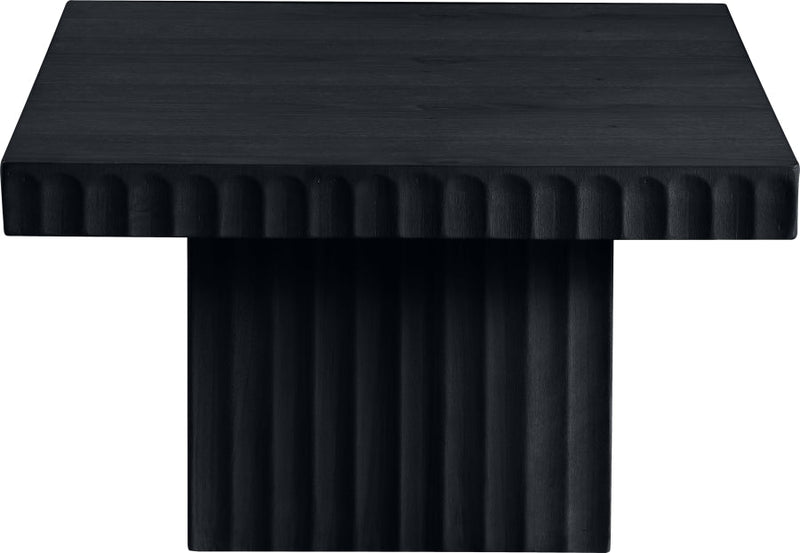 Spencer Solid Wood And Oak Veneer Coffee Table in Black - 253Black-CT12