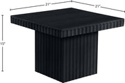 Spencer Solid Wood And Oak Veneer Coffee Table in Black - 253Black-CT15