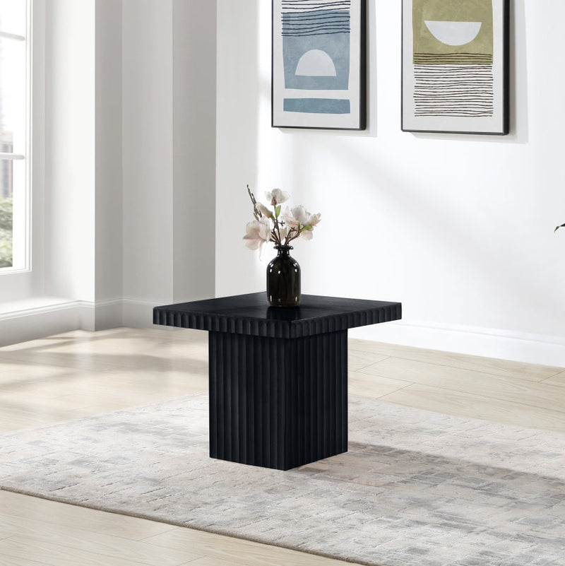 Spencer Solid Wood And Oak Veneer Coffee Table in Black - 253Black-CT18