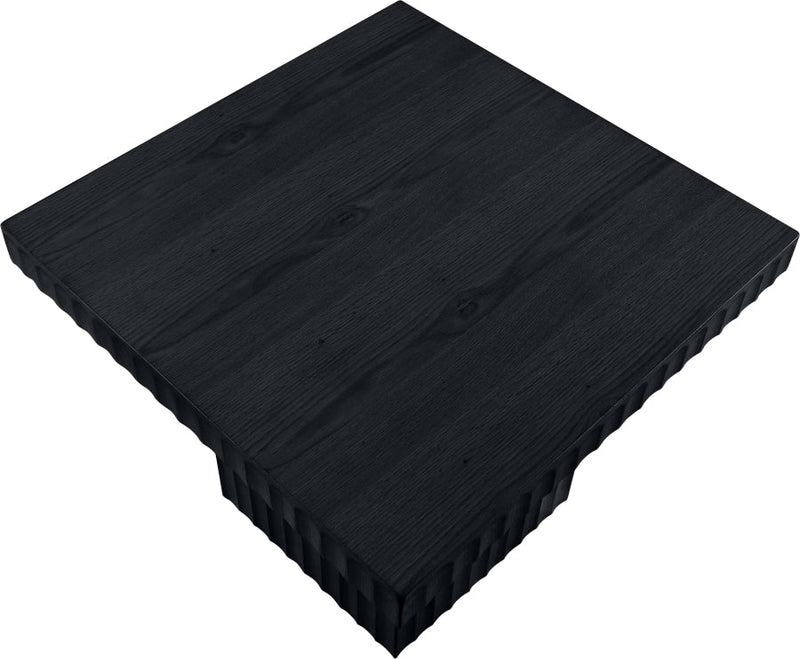 Spencer Solid Wood And Oak Veneer Coffee Table in Black - 253Black-CT18