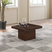 Spencer Solid Wood And Oak Veneer Coffee Table in Brown - 253Brown-CT12
