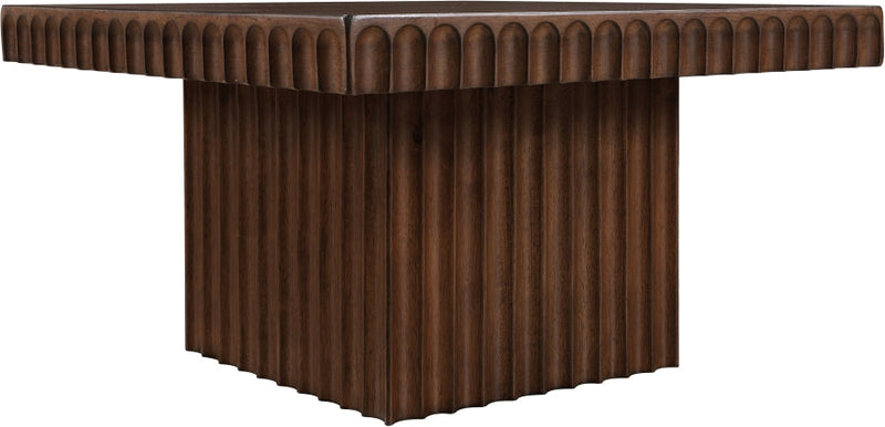 Spencer Solid Wood And Oak Veneer Coffee Table in Brown - 253Brown-CT12