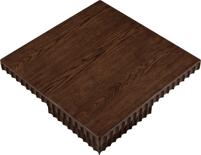 Spencer Solid Wood And Oak Veneer Coffee Table in Brown - 253Brown-CT12