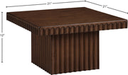 Spencer Solid Wood And Oak Veneer Coffee Table in Brown - 253Brown-CT12