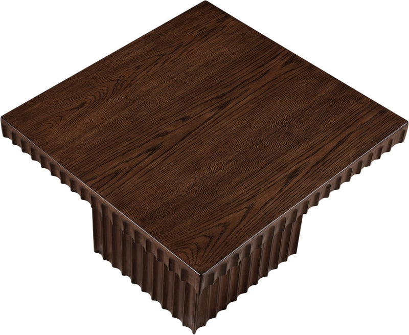 Spencer Solid Wood And Oak Veneer Coffee Table in Brown - 253Brown-CT15