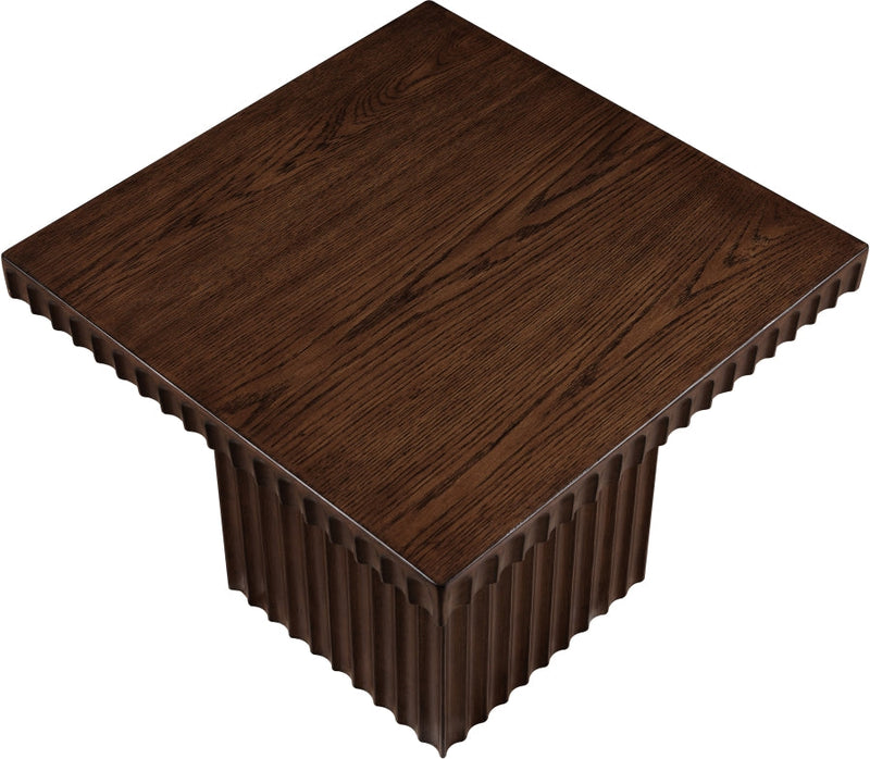 Spencer Solid Wood And Oak Veneer Coffee Table in Brown - 253Brown-CT18