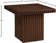 Spencer Solid Wood And Oak Veneer Coffee Table in Brown - 253Brown-CT18