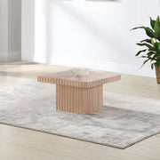 Spencer Solid Wood And Oak Veneer Coffee Table in Natural - 253Oak-CT12