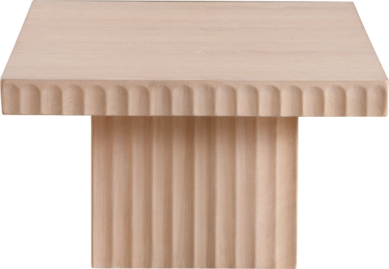 Spencer Solid Wood And Oak Veneer Coffee Table in Natural - 253Oak-CT12
