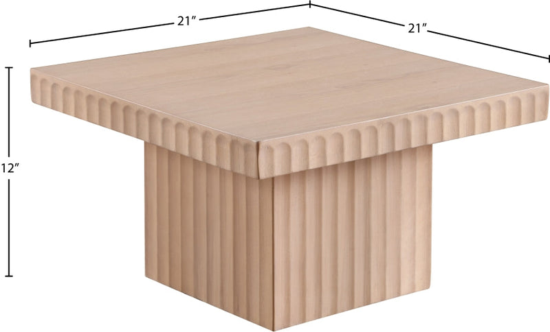 Spencer Solid Wood And Oak Veneer Coffee Table in Natural - 253Oak-CT12