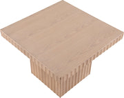 Spencer Solid Wood And Oak Veneer Coffee Table in Natural - 253Oak-CT15