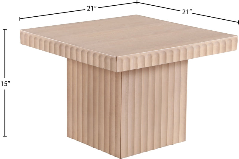 Spencer Solid Wood And Oak Veneer Coffee Table in Natural - 253Oak-CT15