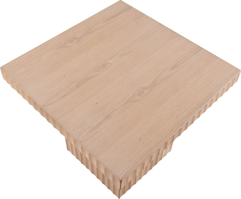 Spencer Solid Wood And Oak Veneer Coffee Table in Natural - 253Oak-CT18