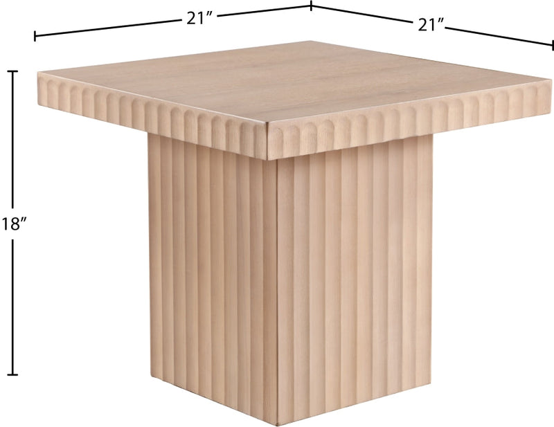 Spencer Solid Wood And Oak Veneer Coffee Table in Natural - 253Oak-CT18