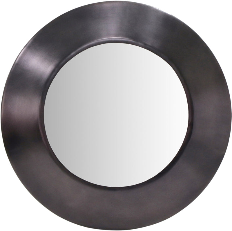 Sphere Iron Frame Mirror in Black - 66003Black-24M