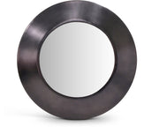 Sphere Iron Frame Mirror in Black - 66003Black-24M