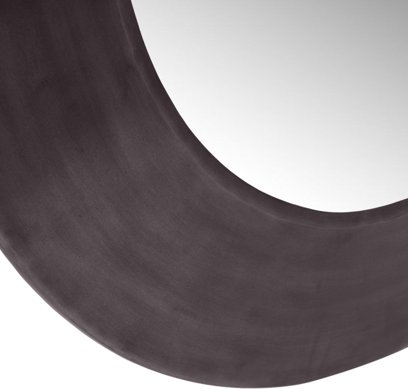 Sphere Iron Frame Mirror in Black - 66003Black-30M